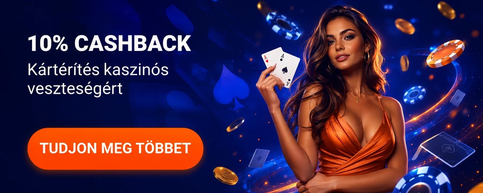 10 százalékos kaszinó cashback ajánlat a Mostbeten
