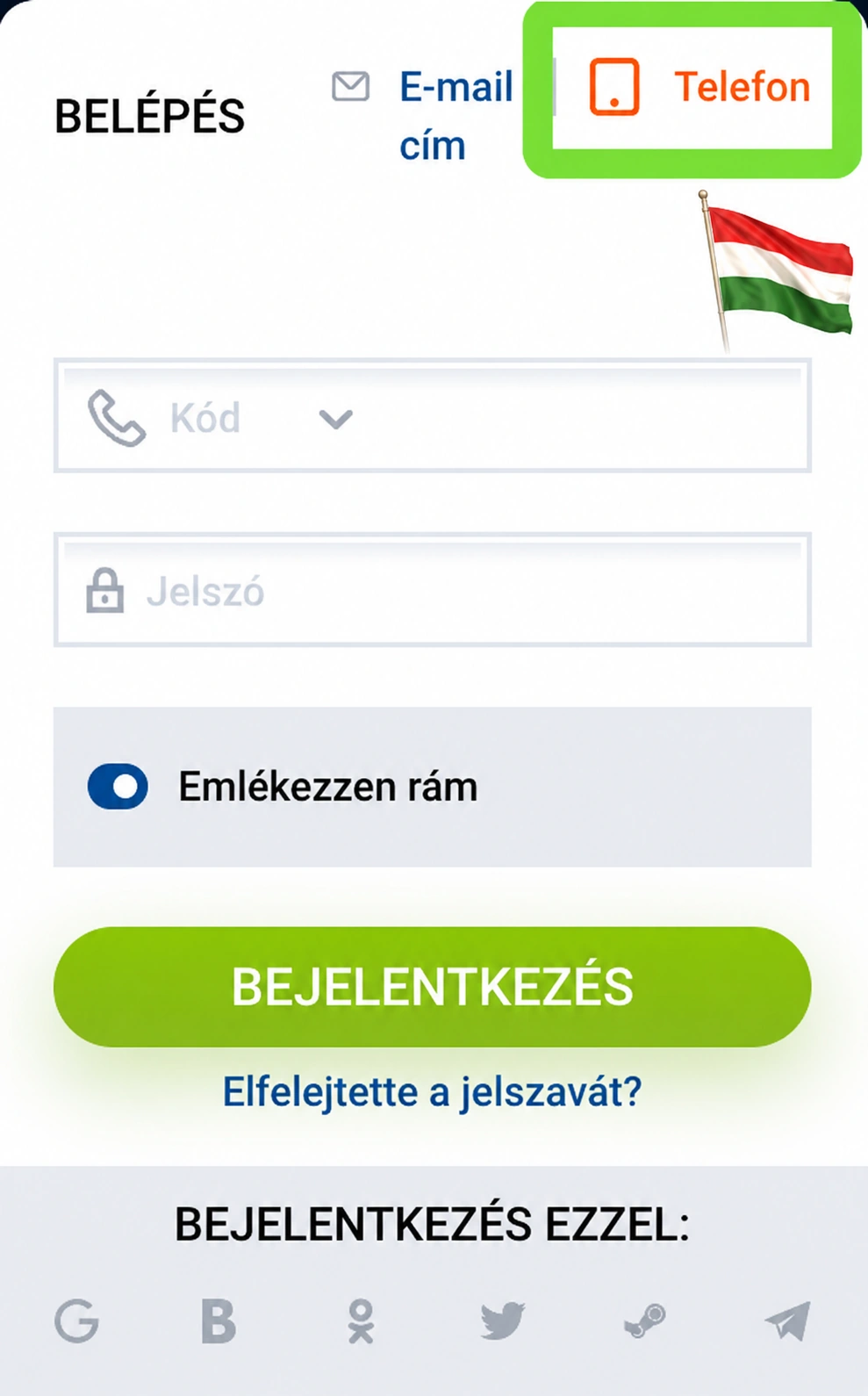 Mostbet belépés telefonszámmal